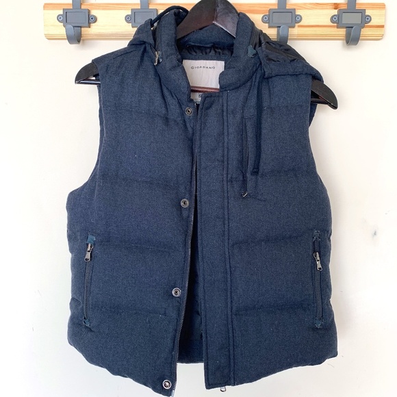 Hooded Puffer Vest Giordano in size Small- (B5) - Picture 1 of 6